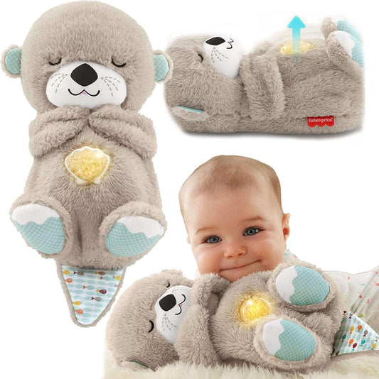 🦦 Peluche Interactivo Movimiento, Luz y Música 32 cm